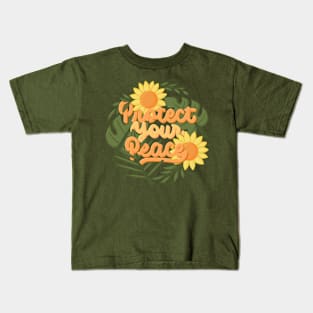 protect your peace Kids T-Shirt